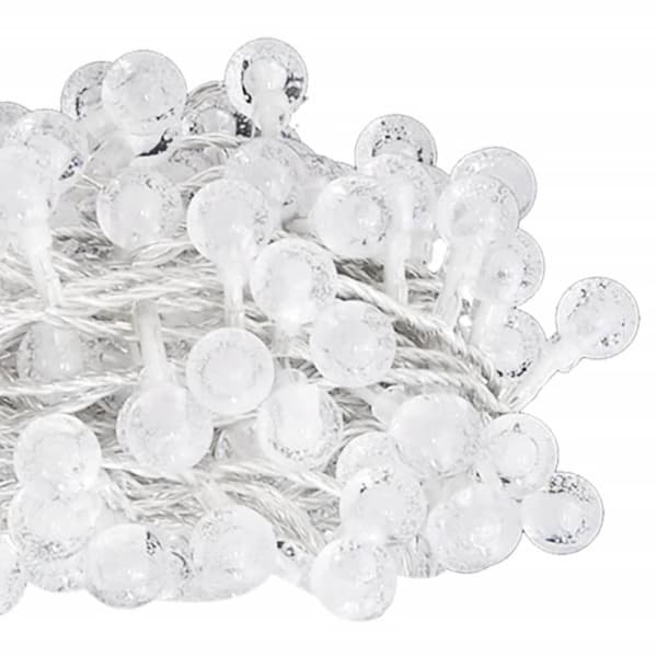 fairy lights-lyskæder 40 m 400 LED'er 8 funktioner kold hvid