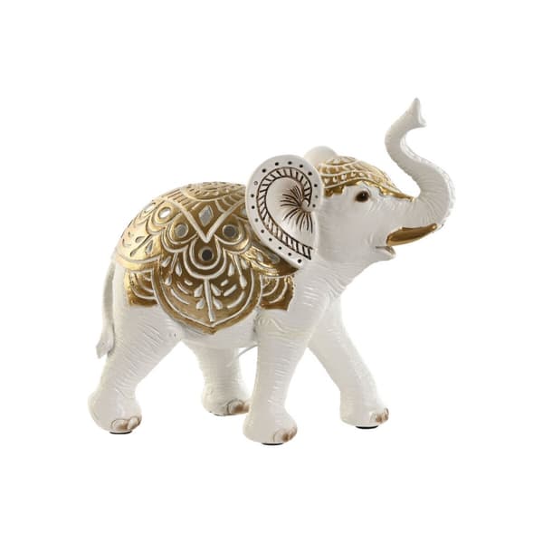 Dekorativ figur Home ESPRIT Gylden Elefant 15 x 6 x 14 cm