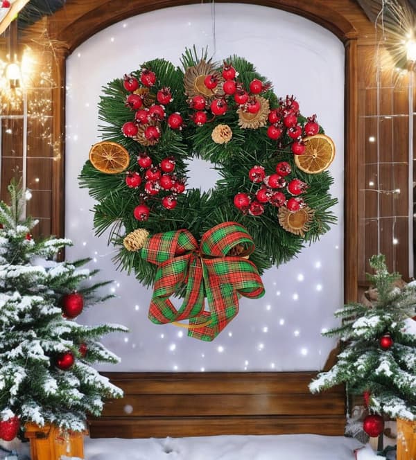 KRANS, JULSKAPELSE, JULAFTON