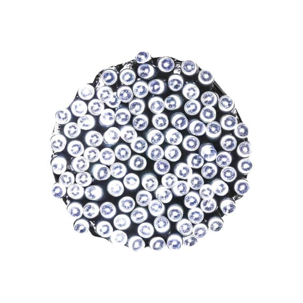 Juletræslys 100 LED FLASH, indvendig, kold hvid