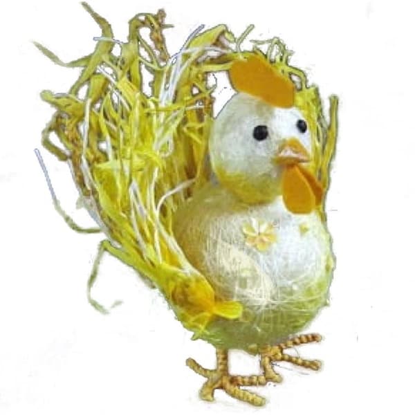 Dekorativ kyllingefigur