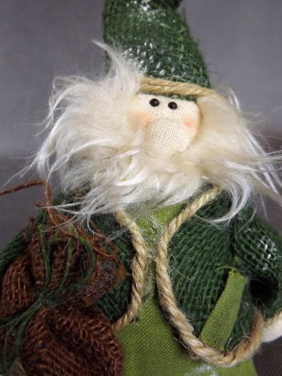 Jultomten hängande dekoration 56x16cm med hängande ben [YHAZ3038B-6]