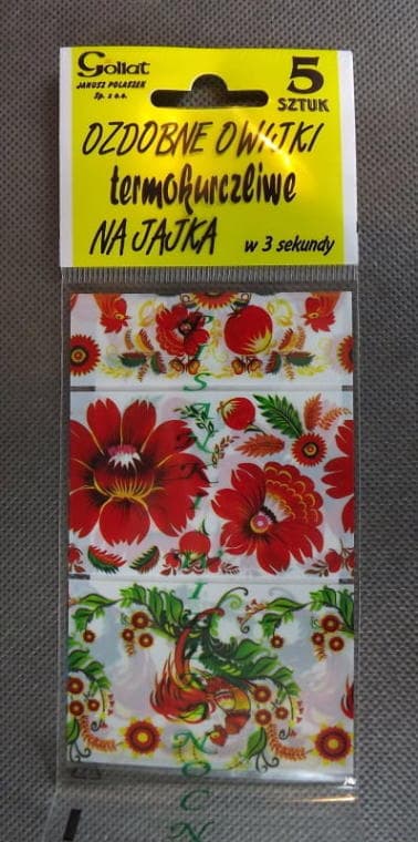 Kutistemunakääreiden tarra (5 kpl)