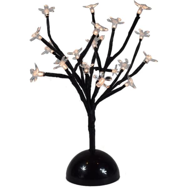 Batteridriven LED Bonsai Tree, 20 lysdioder, svart färg, för inomhusbruk