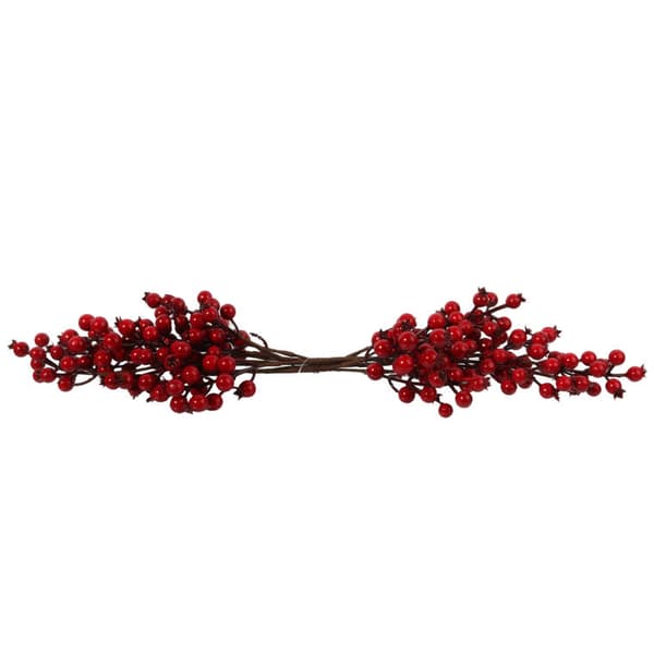Koristeellinen seppele punaisilla pihlajahedelmillä, 55 cm