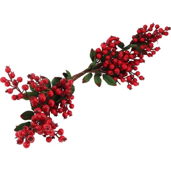 Julgirland med röda rönnfrukter