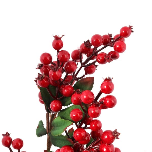 Julgirland med röda rönnfrukter