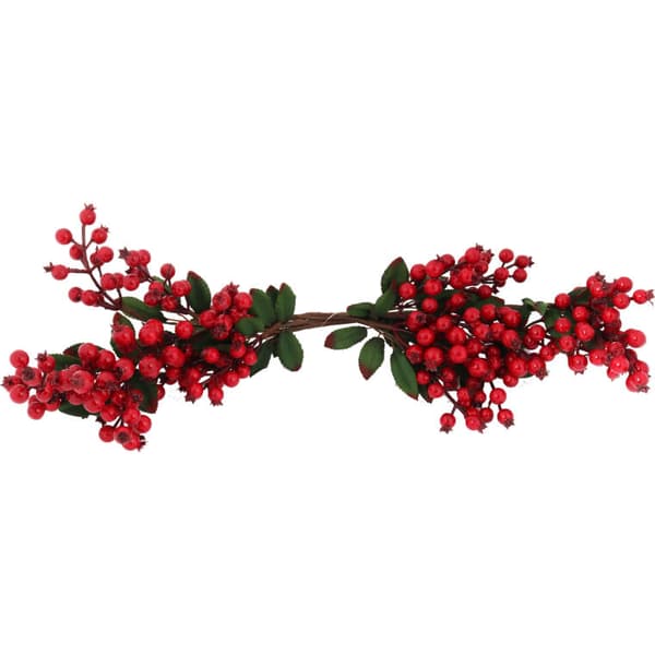 Julgirland med röda rönnfrukter