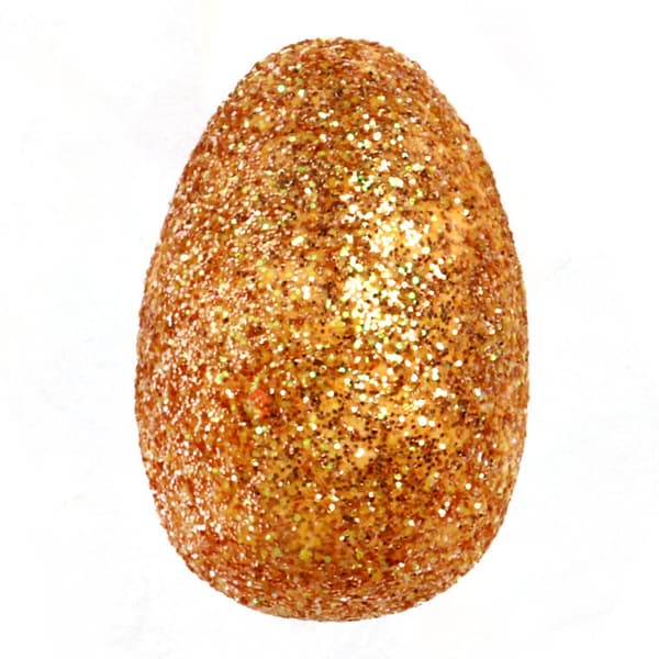 30 kultaisen styroksimunan setti pääsiäiskoristeisiin, 3 cm