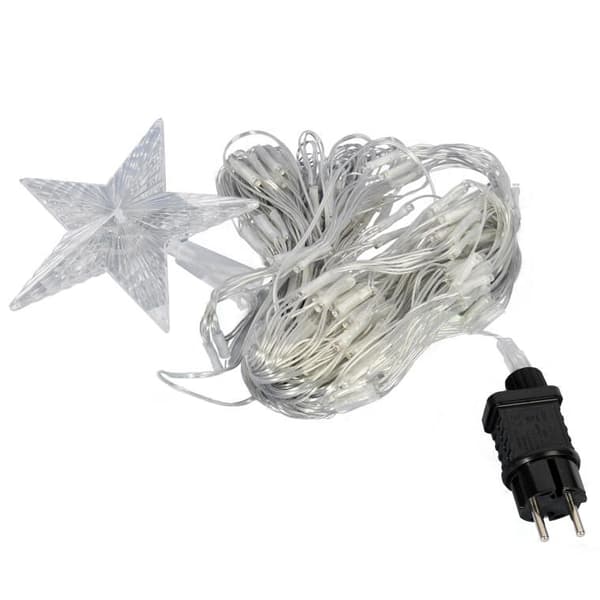 JULTRÄDSFORM LIGHT MESH MED LED-STJÄRN, VARM VIT FÄRG