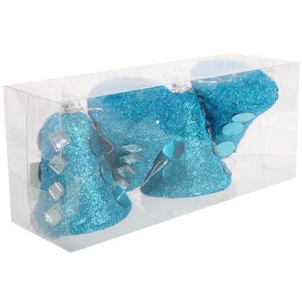 SET MED 4 PLASTBOLAR KLOCKA 8 CM TURKOS