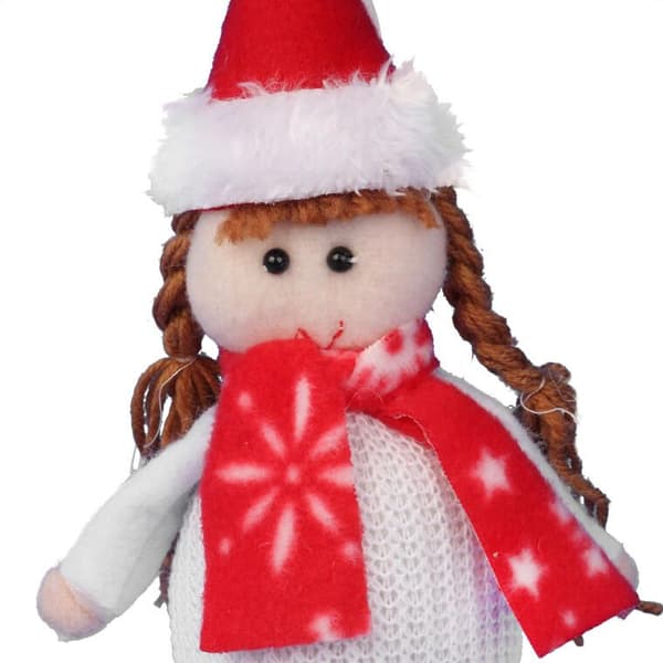 Juldekoration ANGEL med hängande ben, 20 cm, vit