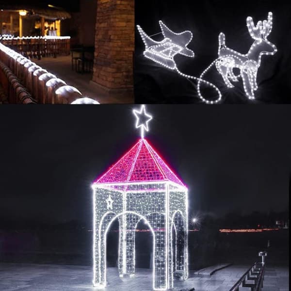 LED slange, 6 m, med programmør, neon