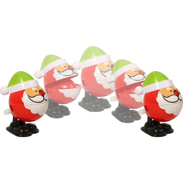 Wind-up Red Claus Claimant, 6,5 cm høj