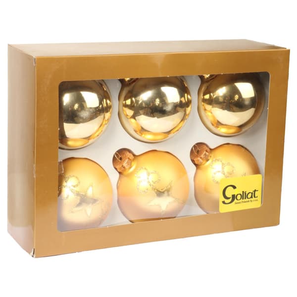 Set, 6 glaskulor, JN-01001G