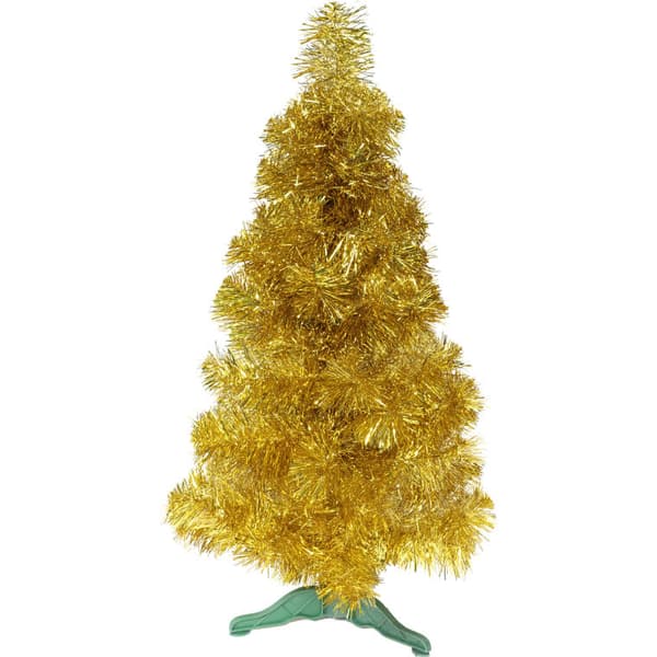 Julgran inomhus guld, höjd 90 cm, modellerbar, stativ ingår