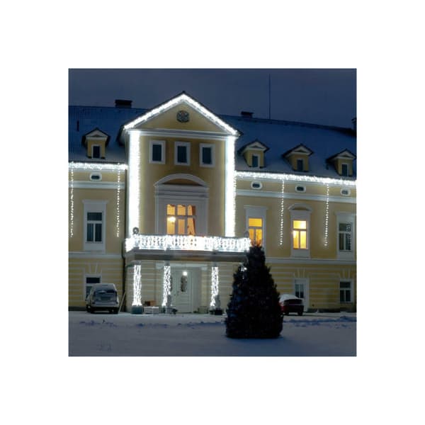 Joulukuusen valot LED-ketju 600kpl Outdoor Cool White 30m IP44 Verkotettu