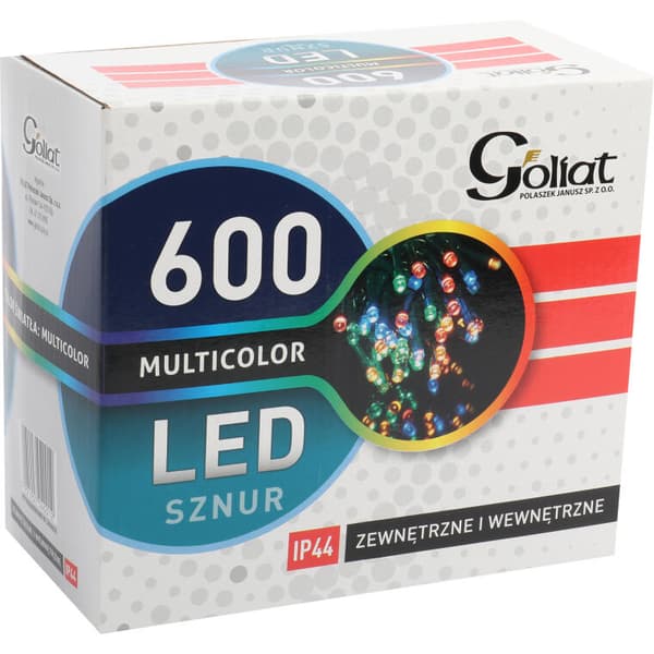 Joulukuusen valot 600 LED monivärinen ulkokäyttöön 30m IP44 verkkovirta