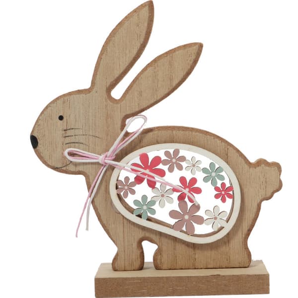 Koristeellinen FIGURINE 13cm HARE koriste, puuta
