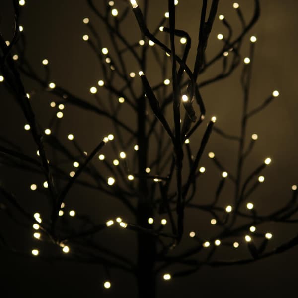 Koristeellinen LED-puu 180 cm - Joulusisustus Musta