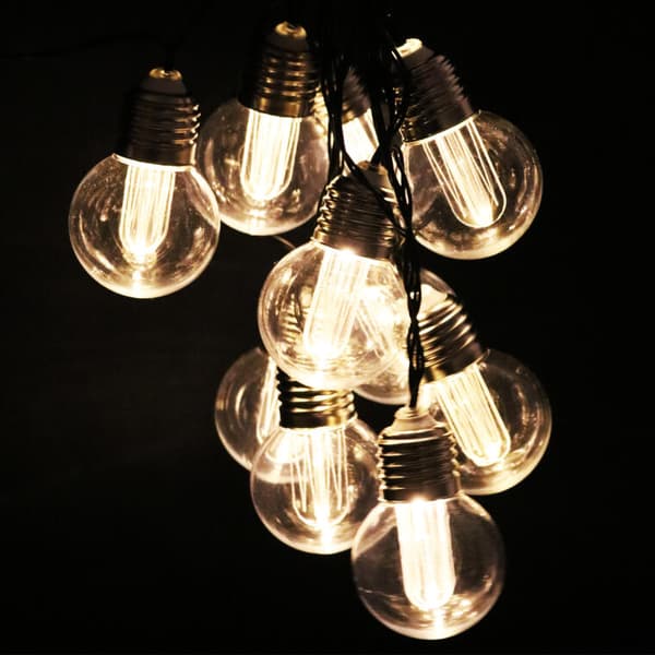 10 LED dekorative snorelamper