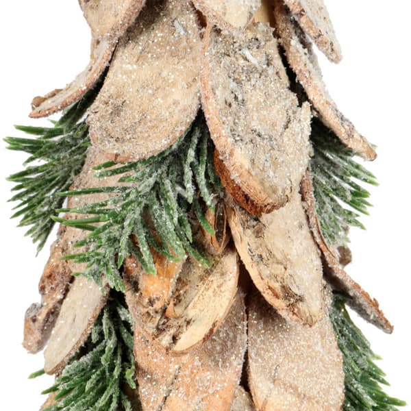Träjulgran 38 cm - Grönt dekorativt julelement