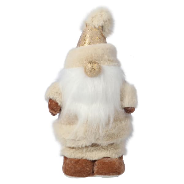 Golden Christmas Gnome from Scandinavia 25 cm - Guardian of Happiness and Good Mood