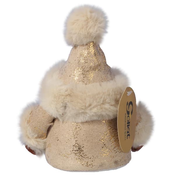Golden Christmas Gnome for Good Luck 17cm - Scandinavian Home Talisman