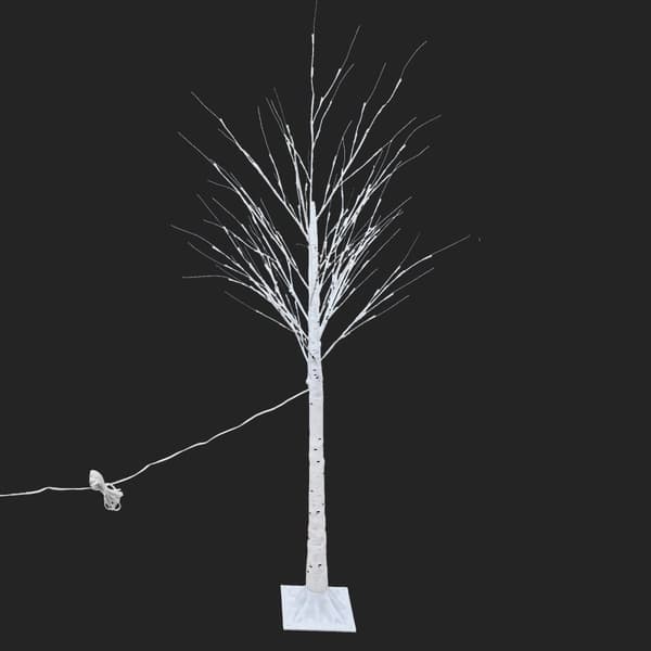 180cm LED Koivu Joulukuusi - Energiatehokas, Kestävä, Sisä-/Ulkokäyttöön