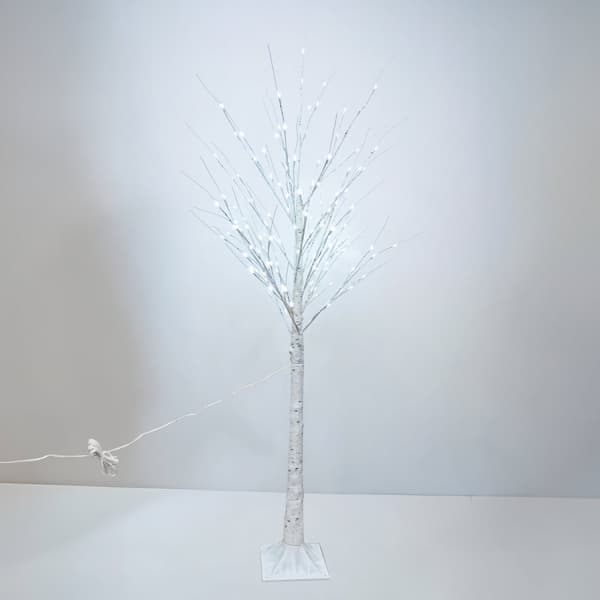 180cm LED Koivu Joulukuusi - Energiatehokas, Kestävä, Sisä-/Ulkokäyttöön