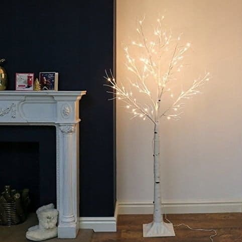 180cm LED Birketræ - Moderne, Energieffektiv Indendørs/Udendørs Dekoration