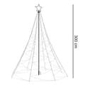 Miniatyrbillede 9 af 9: 300cm Multifunktionel LED Juletræ med 500 lys, 8 tilstande, IP44 Vandtæt