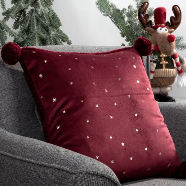 JOULU TYYNYLIINA 105 45 X 45 CM BURGUNDY