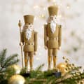 Miniatyrbild 5 av 5: JULFIGUR 198 10 X 10 X 32 CM GULD