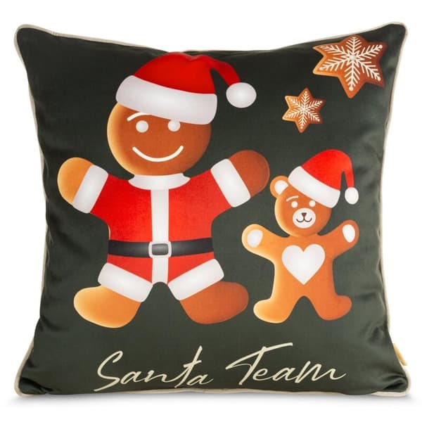 JULEPUDEBETR GINGER03 60 X 60 CM GRØN