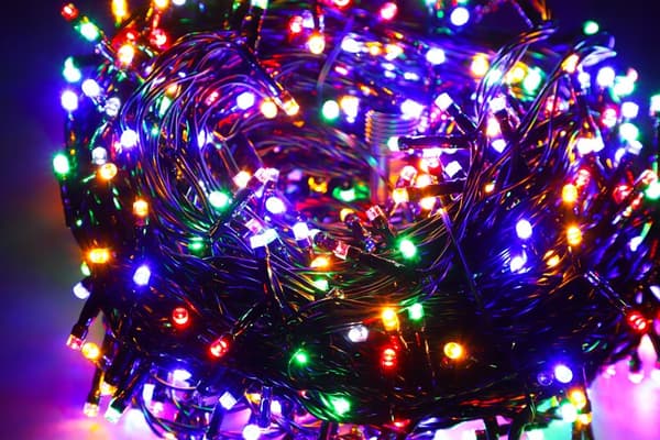 JOULUKUUSEN VALOT 500 LED monivärinen FLASH seppele