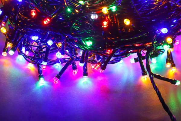 JOULUKUUSEN VALOT 500 LED monivärinen FLASH seppele