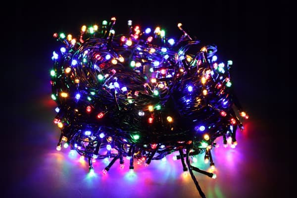 JOULUKUUSEN VALOT 500 LED monivärinen FLASH seppele