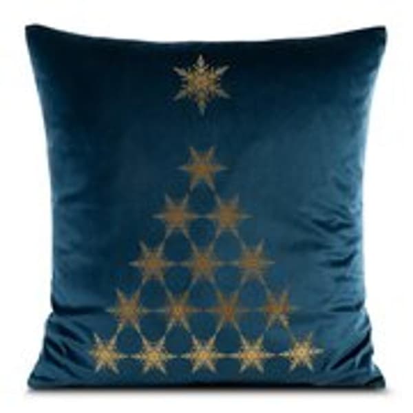 JOY2B JULEPUDEBETRÆK 45 X 45 CM NAVY