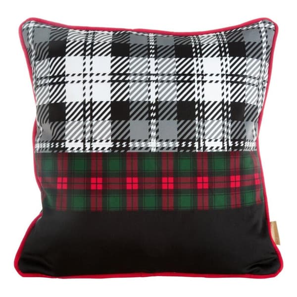 JOULUTYYNYLIINA SANTA02 45 X 45 CM MUSTA