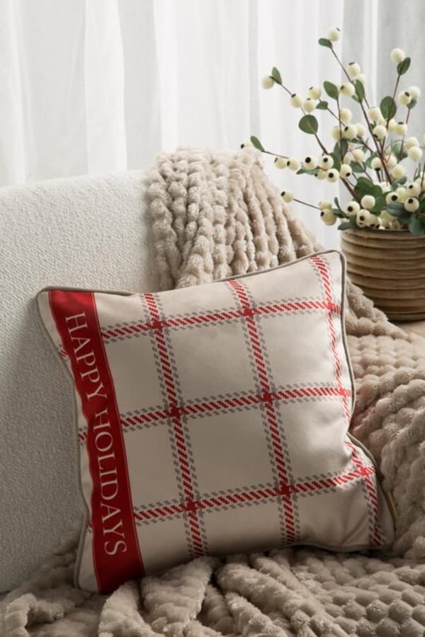 JOULU TYYNYLIINA CLARK02 45 X 45 CM BEIGE