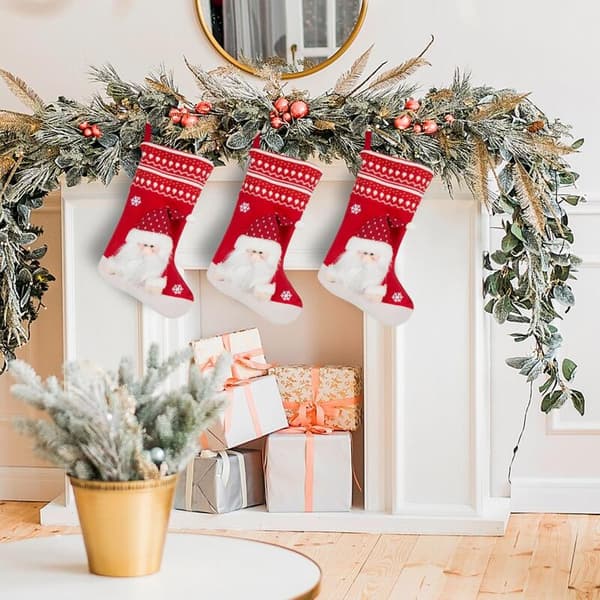JULEPYNT JULEMANDEN 50 CM RØD