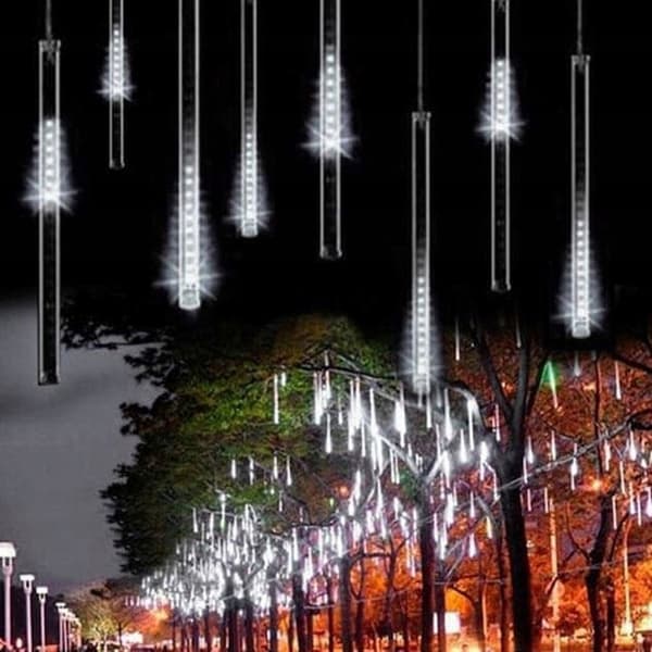 METEORS ICICLES putoavaa lunta IP44 LED ulko joulukuusen valot GARLAND