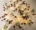 Pikkukuva 1 / 6: Jouluseppele - LED jouluvalot, 20 valoa 2m kartio