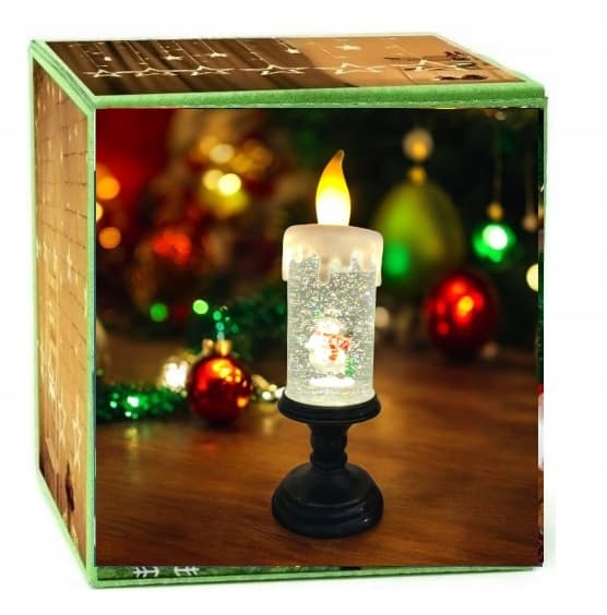 JULEPYNT LED LYS BELYST XXL 31CM JULELYS