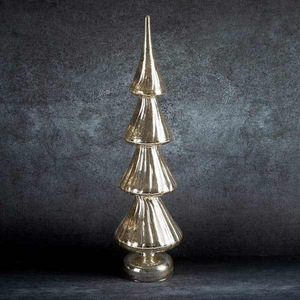 Julfigur 12x12x45 Eurofirany silver