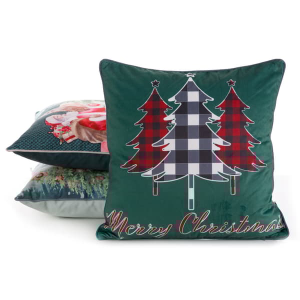 Eurofirany Christmas koristeellinen tyynyliina 45x45 tummanvihreä