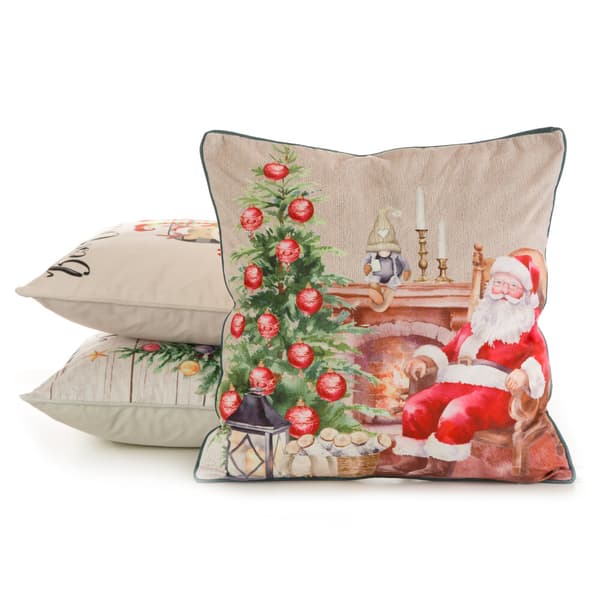 Dekorativt julkuddfodral 45x45 Eurofirany beige
