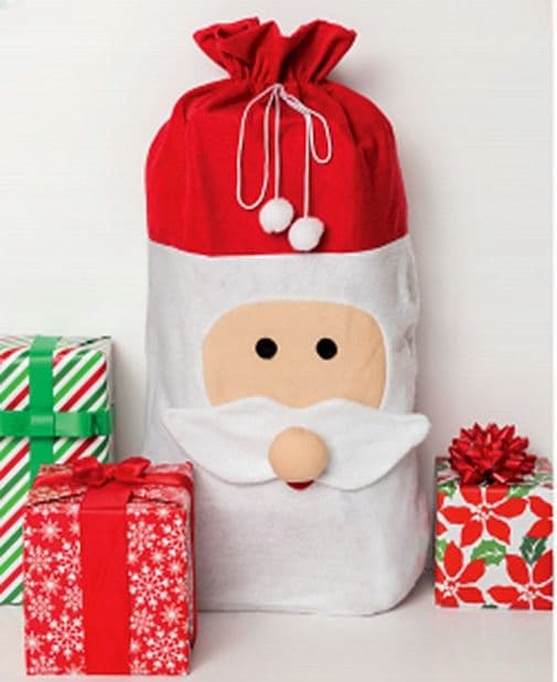 Julemandens julegavepose 90 cm