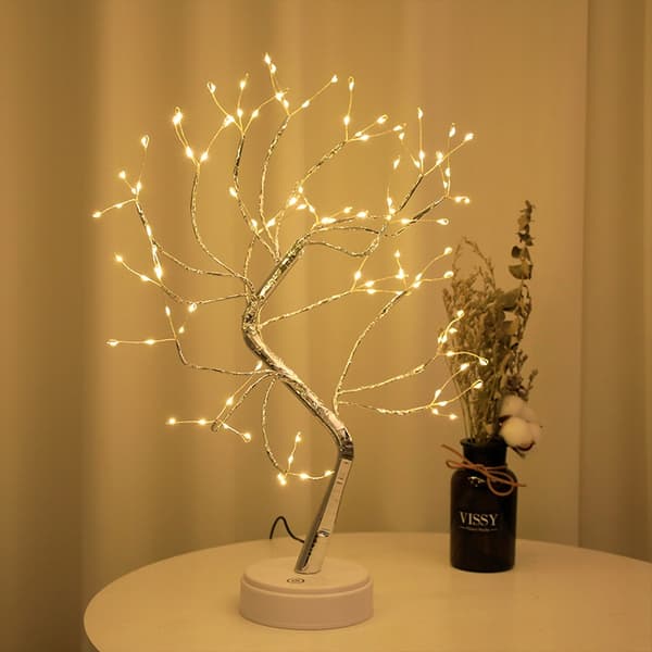 LED TRÆ Dekorative LYKKE FERIE Lys DEKORATION til FERIE XXL